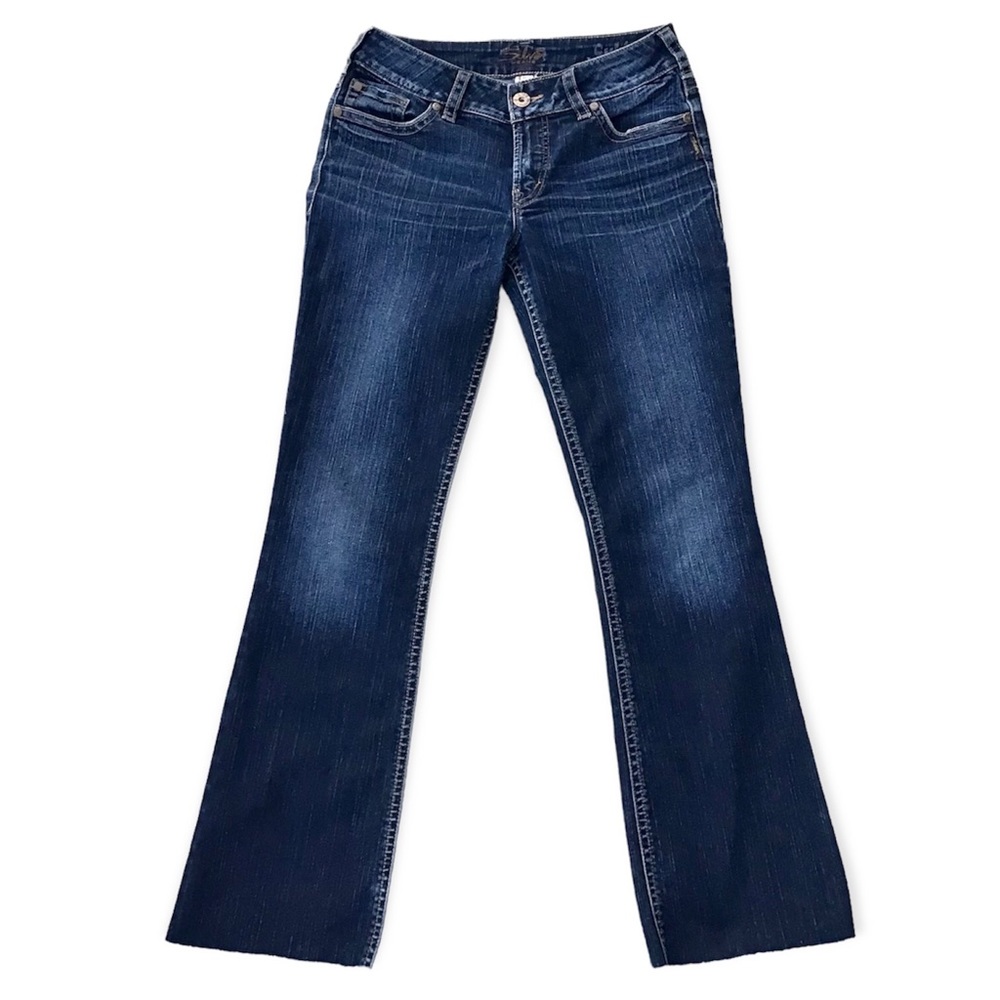 SILVER JEANS Suki Bootcut Jeans 29x31 Raw Hems